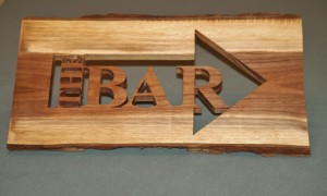 The bar sign