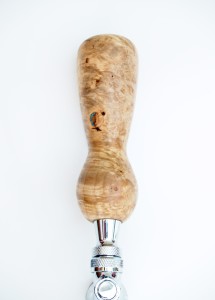 maple burl beer tap handle