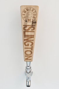 wooden beer tap handles