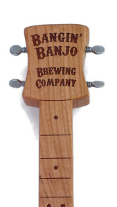 bangin banjo beer tap handle